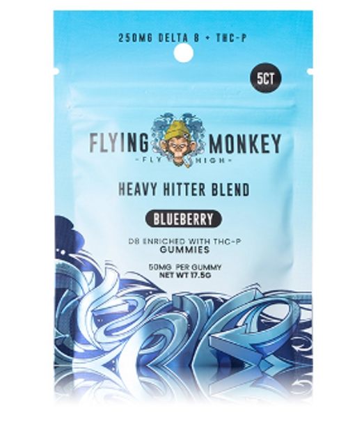 Flying Monkey - Heavy Hitter Gummies 5CT Gummies (250MG Per Pack / Display of 20 Packs )