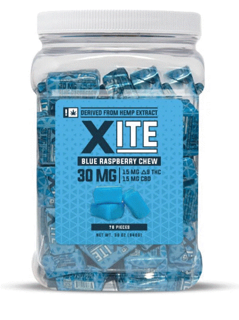 Xite - Delta 9 Hemp Extract Candy ( Jar of 70 / 30MG Per PC )