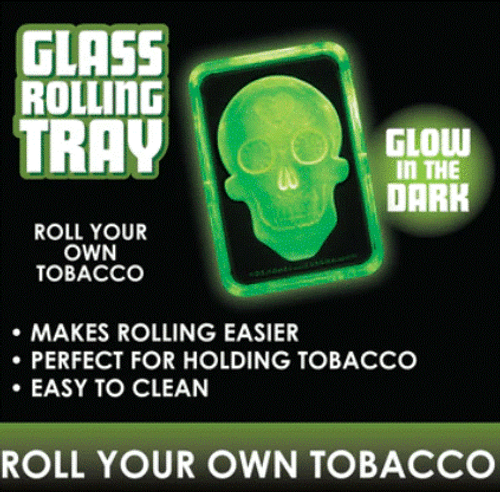 Smokezilla - Glass Rolling Tray (Display of 6 / #2066)