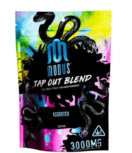 Medusa - Tap Out Blend Liquid Diamond Gummies ( 3000MG / Display of 5 )