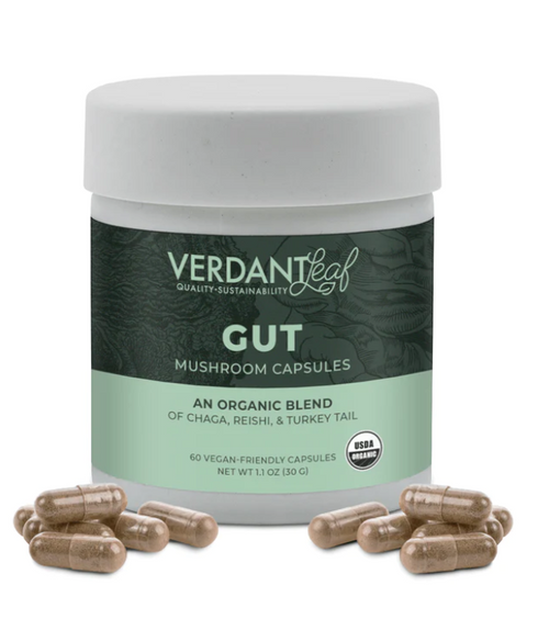 Verdant Leaf - Organic Mushroom Capsule Blend 60 Capsules