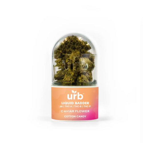 URB - Liquid Badder 7g Caviar Flower Delta 8 + THC-A + THC-B + THC-P