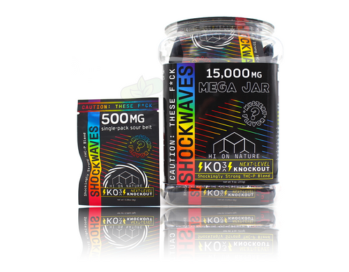 *CLOSEOUT* Hi On Nature - Shock Wave KO3 Gummies ( 15,000MG / 30CNT MEGA JAR  )