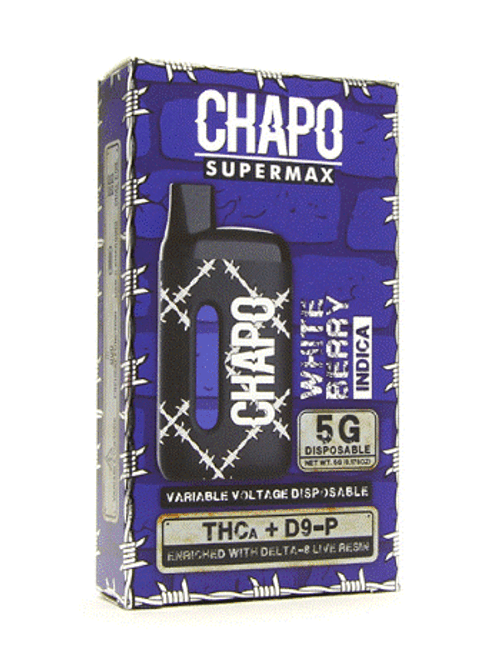 Chapo - Super Max THCA + D9 -P 5G Disposable ( 5,000MG / Display of 6 )