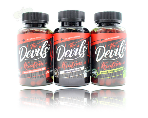 The Devils Kratom - 120 Capsules Per Bottle