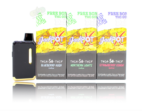 Dazed- JackpotX Limited Edition THCA + THCP 5g Disposable ( Display of 5 )