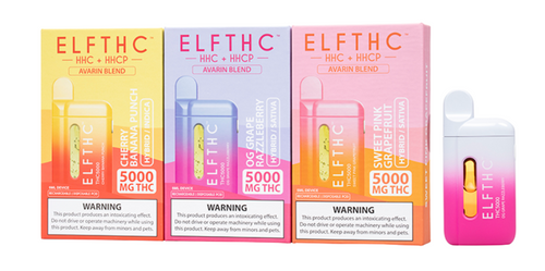 ELFTHC - Avarin Blend HHC + HHCP Disposable ( 5000MG / Display of 5 )