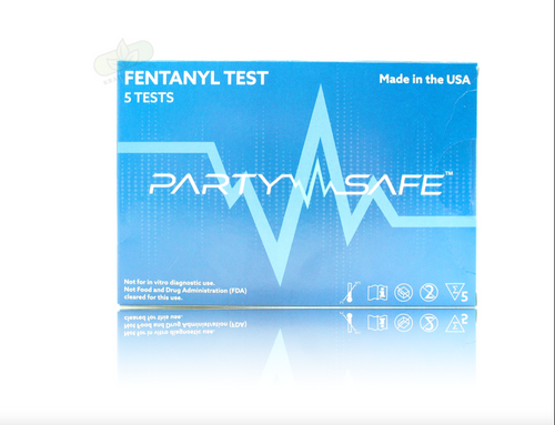 Party Safe - Fentanyl Test Strips ( Display of 12 Packs / 5 Strips Per Pack )