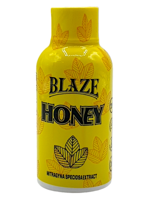 Blaze - HONEY 20oz Kratom Shots ( Display of 12 Bottles )