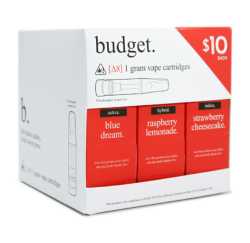 Budget - Dleta 8 1G Cartridge ( Display of 30 / Red )