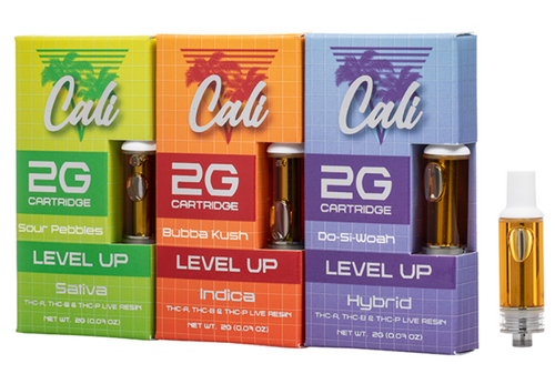 Cali Extrax - LEVEL UP THCA + THC-B + THC-P Live Risen 2g Cartridges ( Display of 6 )