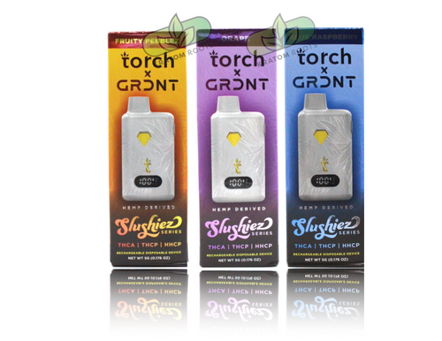 Torch X GRDNT - THCA + THCP LIMITED EDITION Slushiez Series Disposable ( 5 Gram /  Display of 5 )