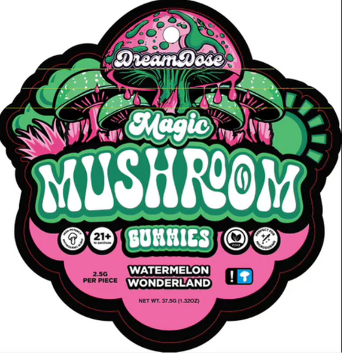 Dream Dose - Magic 2.5g Mushroom Gummies Display of 10 Packs (2,500MG)