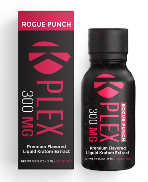 PROF WHYTE'S - K Plex Premium Liquid Kratom Extract Shots Display of 12