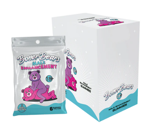 Boner Bears - Male & Female Enhancement Gummies Display of 20 Bags