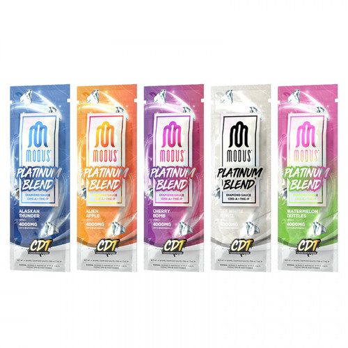 Modus Platinum Blend Diamond Sauce CB9-A + THCP Pre Roll Joints Display Of 10 (4000MG)
