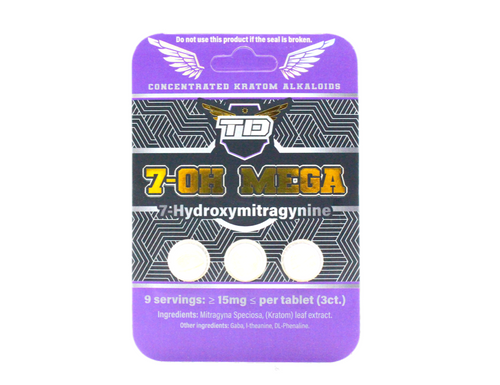 TD 7OH - 7 Hydroxymitragynine Mega kratom tabs ( 15MG )