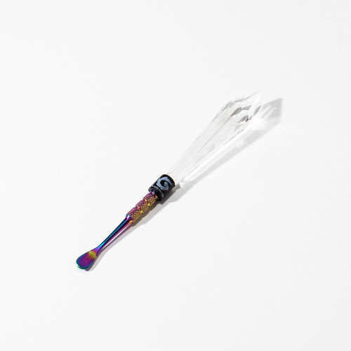 Glass House Crystal Iridescent Steel Scoop Dab Tool 3PK (SGD-019)