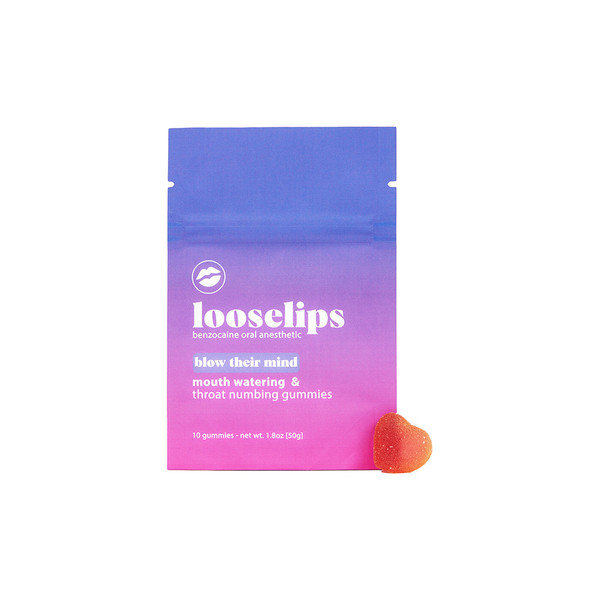 Loose Lips Mouth Watering & Throat Numbing Oral Gummies Bundle of 6