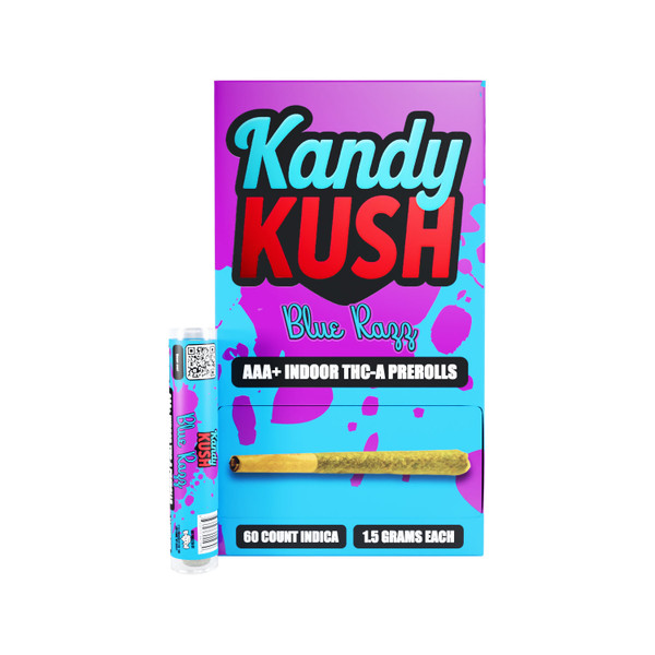 Kandy Kush By Exodus AAA Indoor THCA Flower Pre Rolls Display Of 60 (1.5G)