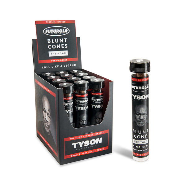 Tyson X Futurola Toad Edition Blunt Cones 1CT Display Of 12