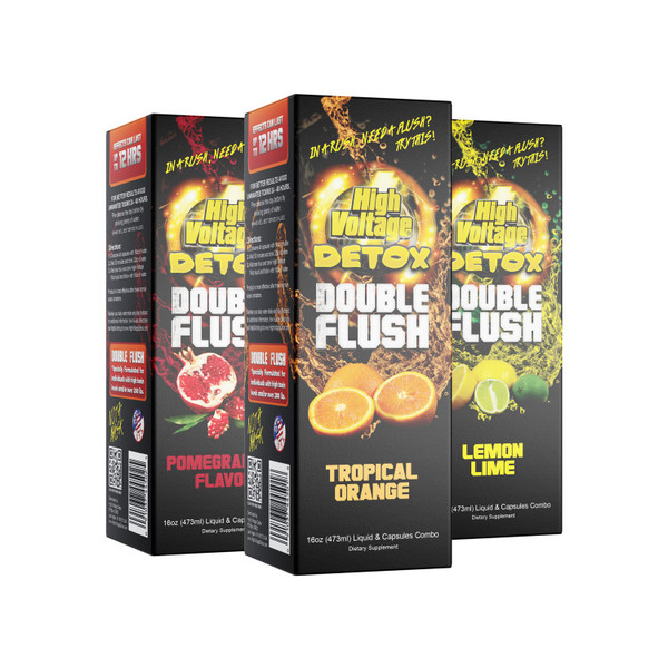 High Voltage Double Flush Detox Drink & Capsule Combo (16oz) High Voltage Double Flush Detox Drink & Capsule Combo (16oz)