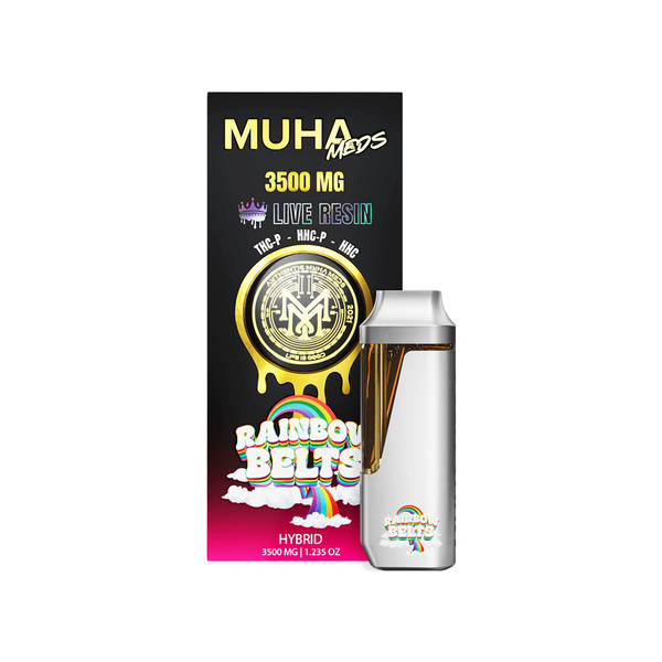 Muha Meds Live Resin THCP + HHC Disposable Display Of 5 (3.5G)