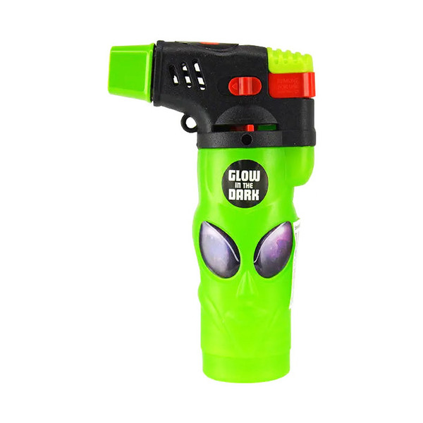 Smoke Zilla Glow In The Dark Molded Alien XXL Torch Display Of 12 (24811)