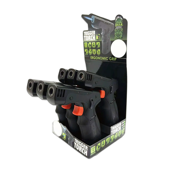 Smoke Zilla Magnum Trigger Style Torch Lighter Display Of 6 (23541)