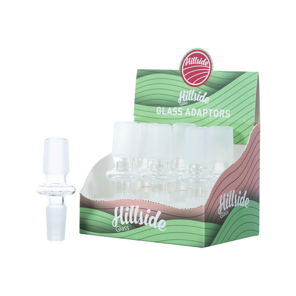 Hillside Glass Male 14MM To Male 19MM Adapter Display Of 6 (JMM-1419) Hillside Glass Male 14MM To Male 19MM Adapter Display Of 6 (JMM-1419)