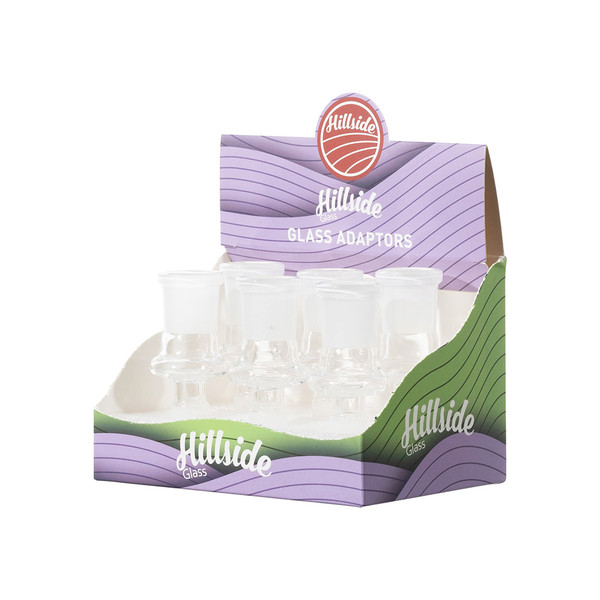 Hillside Glass Male 14MM To Female 19MM Adapter Display Of 6 (CJ-1419) Hillside Glass Male 14MM To Female 19MM Adapter Display Of 6 (CJ-1419)