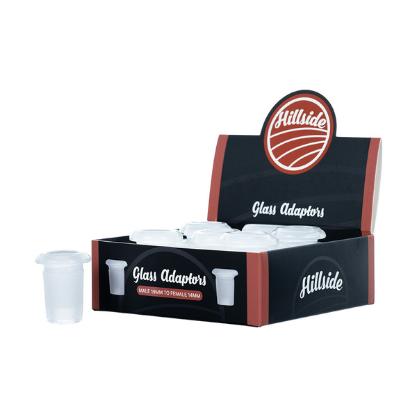 Hillside Glass Male 19MM To Female 14MM Adapter Display Of 6 (CJ-1914)