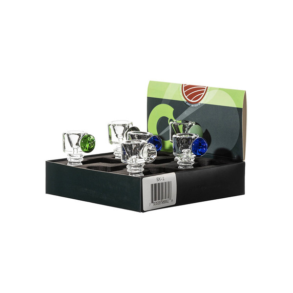 Hillside Glass Color Marble Bowl Display Of 6 (BX-1) Hillside Glass Color Marble Bowl Display Of 6 (BX-1)