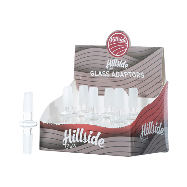 Hillside Glass Male 10MM To Male 10MM Adapter Display Of 6 (JMM-1010) Hillside Glass Male 10MM To Male 10MM Adapter Display Of 6 (JMM-1010)