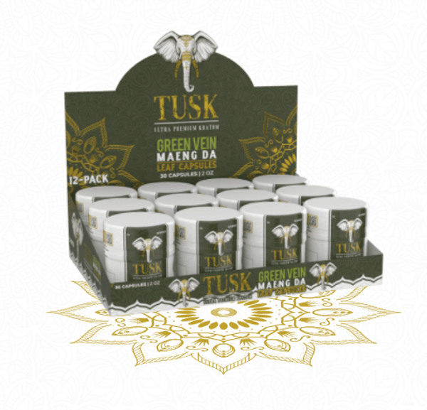 Tusk Kratom 30 Count capsules