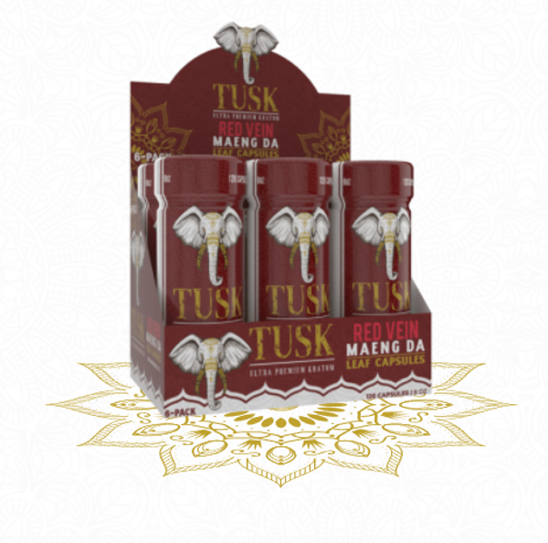 Tusk Kratom 120 Count capsules