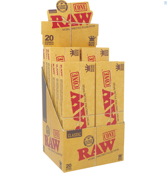Raw Classic King Size Pre Roll Cones