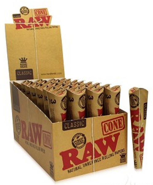 Raw Classic King Size Pre Roll Cones