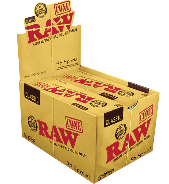 Raw Classic 98 Special Pre Roll Cones  ( Raw 05 )