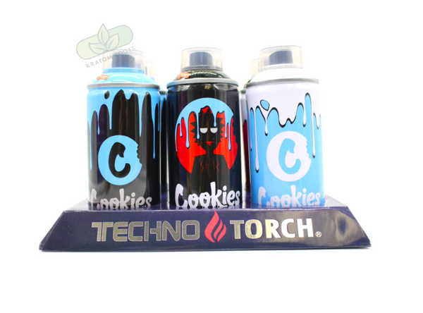 Techno - Spray Can Mini Torch Lighter (Display of 6)