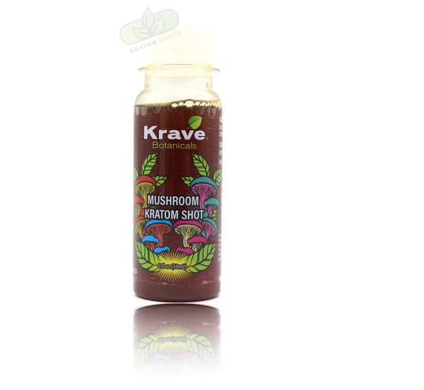 Krave Kratom and Mushroom Shot 2oz   (Display of 12)