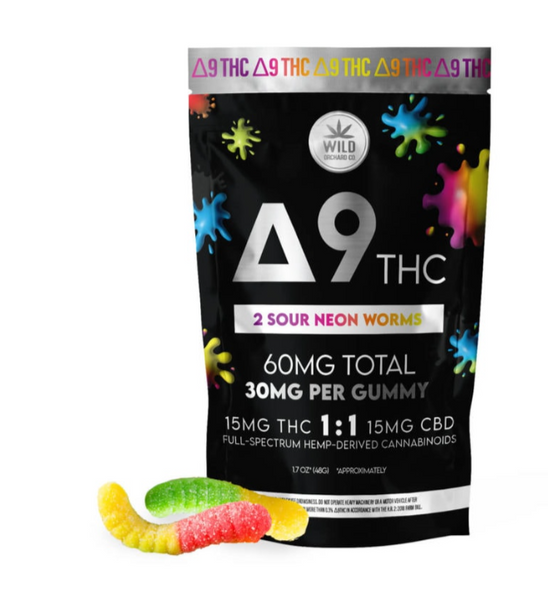 *CLOSEOUT* Wild Orchard - Delta 9 Gummies 2 count ( 60 mg / Display of 12 )