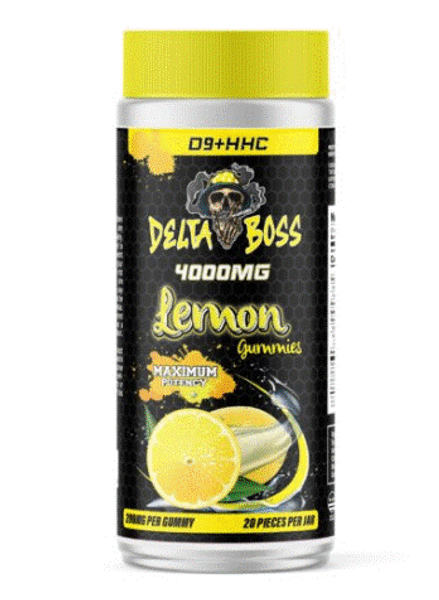 Delta Boss - Delta 9 + HHC Gummies ( 4,000MG / 20 Gummies )