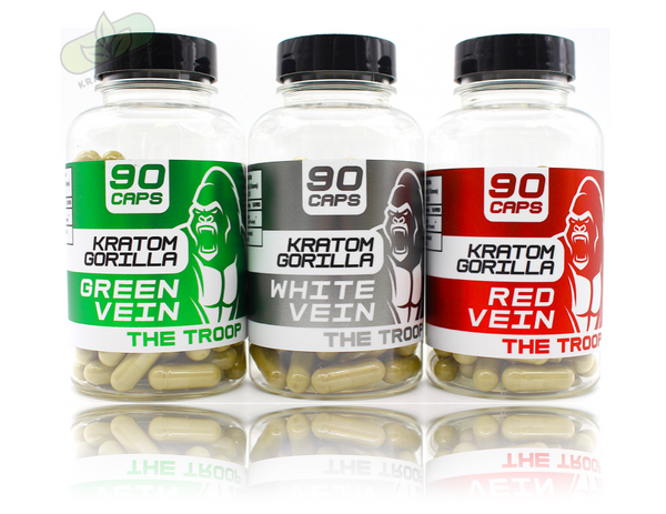 Kratom Gorilla - 400 CNT Kratom Capsules