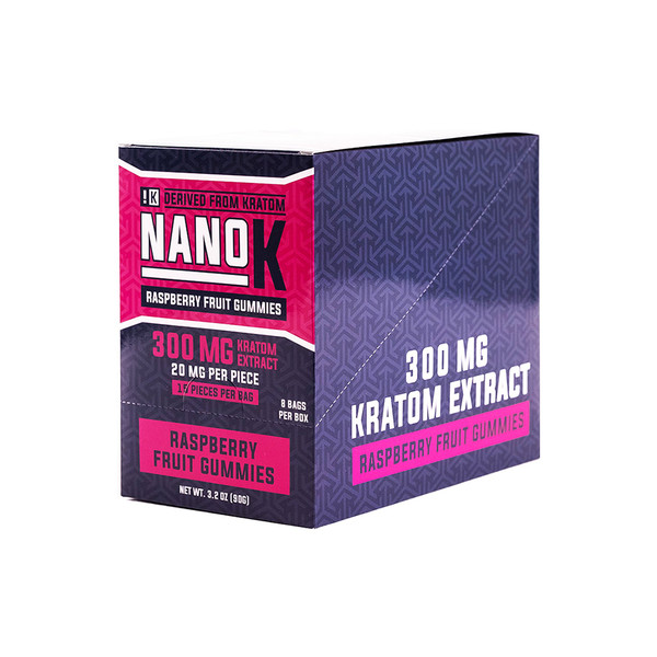 Xite Nano Kratom Extract Infused Gummies Display Of 8 (300MG)