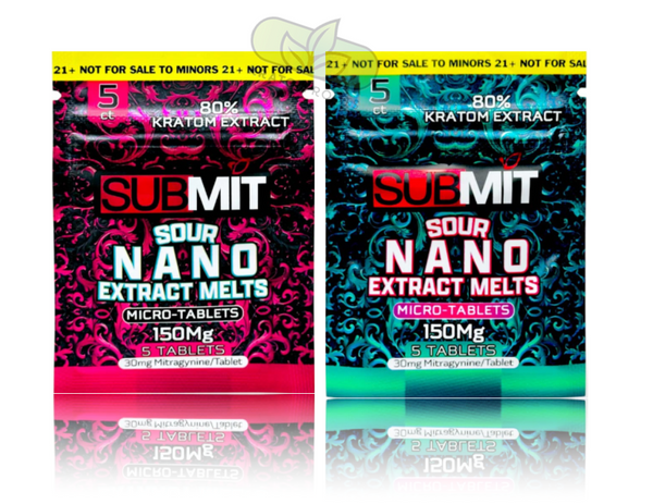 SUBMIT Sour Nano Extract Melts Micro Tablets Display Of 20 (150MG)