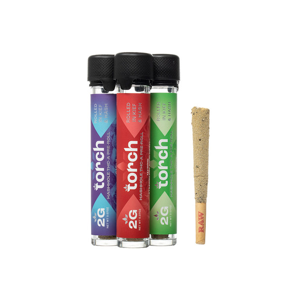 Torch Hashhole THCA Pre Rolls Display Of 10 (2G)