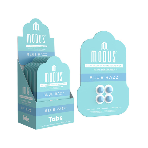 Modus 7 Hydroxy Advanced Kratom Alkaloids Extract Tablets (20MG)