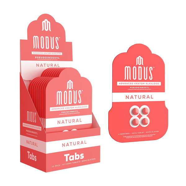 Modus Pseudoindoxyl Advanced Kratom Alkaloids Tablets (20MG) RED