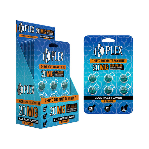 Prof Whyte's K Plex Kratom 7 Hydroxymitragynine 6CT Tablets (20MG)
